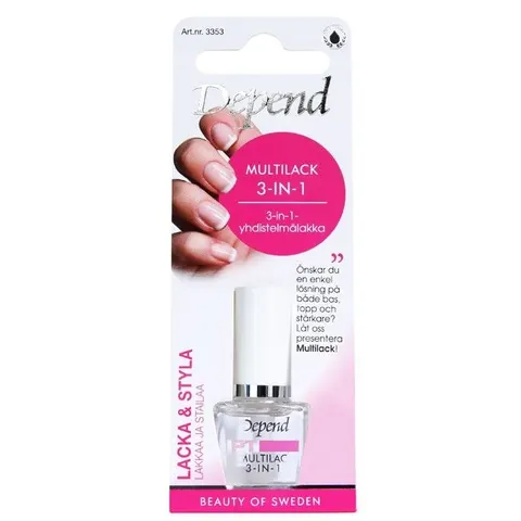 Depend Cosmetic - Multilac 3-in-1 Polish & Style 8ml – immagine 1