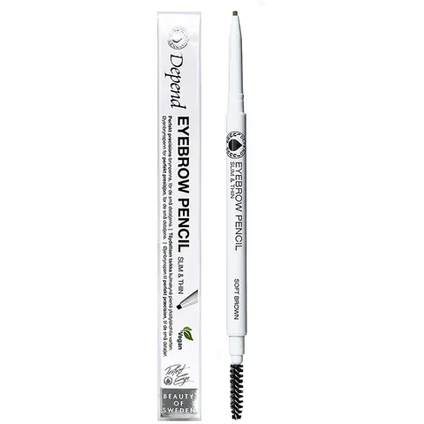 Depend Cosmetic - Perfect Eye Eyebrow Pencil Slim & Thin Soft Brown – immagine 1