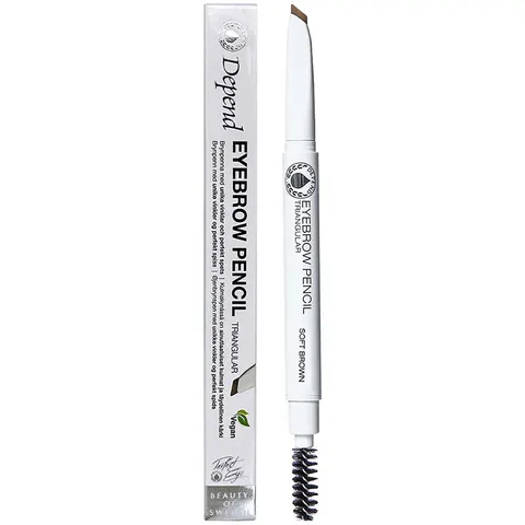 Depend Cosmetic - Perfect Eye Eyebrow Pencil Triangular Soft Brown – immagine 1