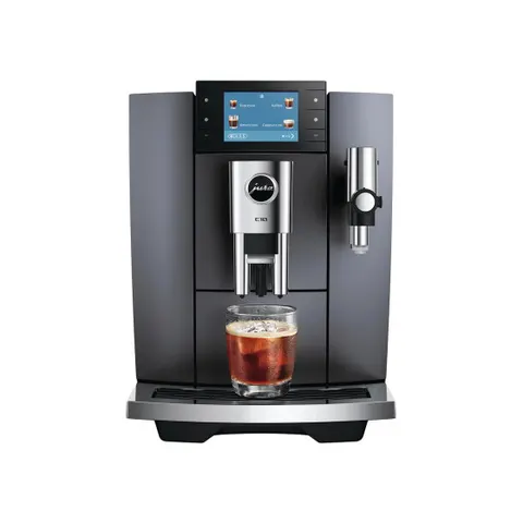 JURA E10 Onyx Grey (EA) Kaffeevollautomat mit Cold Brew – Grau – Bild 1