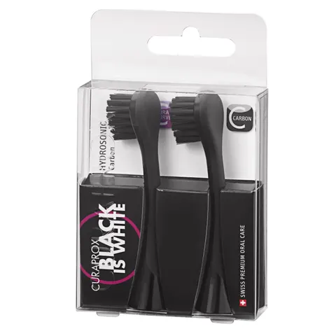 Curaprox Black is White Ersatzbürstenköpfe – Bild 1