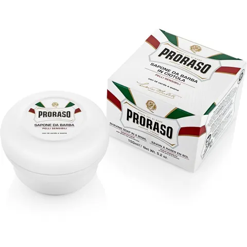 Scheerzeep White Proraso (150 ml) – afbeelding 1