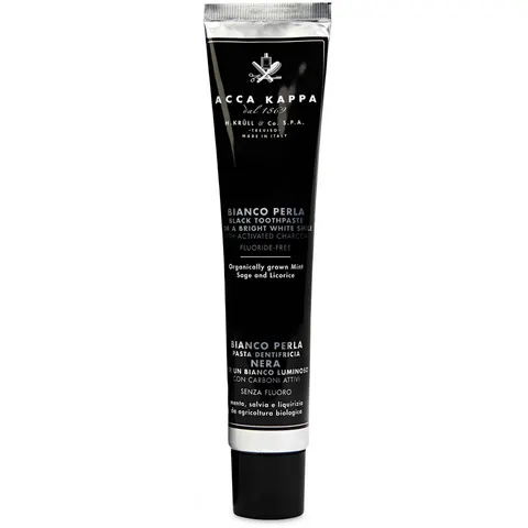 100ml Acca Kappa Bianco Perla Black Toothpaste – Bild 1