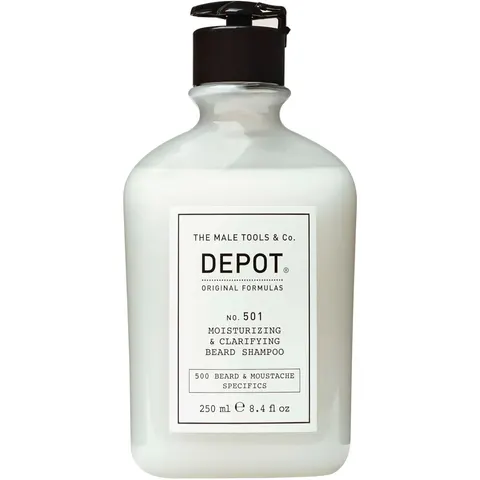Depot No. 501 Moisturizing & Clarifying Beard Shampoo 250mL – immagine 1