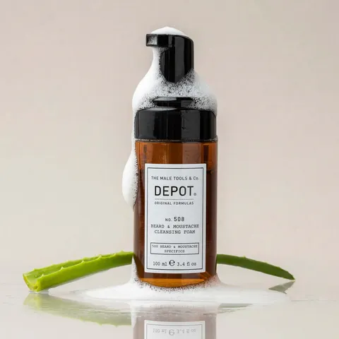 Depot No. 508 Beard & Moustache Cleansing Foam 100mL – immagine 1