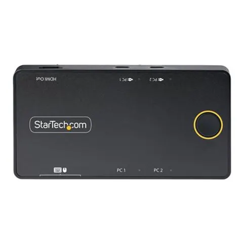 StarTech.com C2-H46-UC2-PD-KVM-switch Zwart – afbeelding 1
