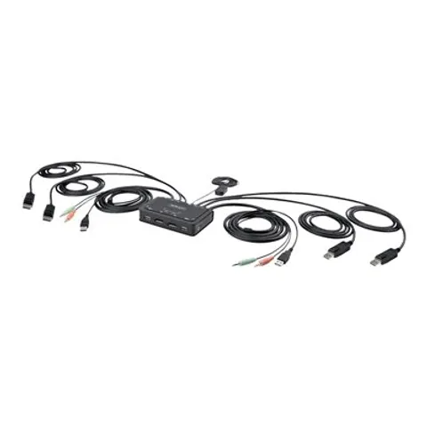 StarTech.com C2-DD46-UA2-CBL-KVM switch per keyboard-video-mouse (kvm) Nero – immagine 1
