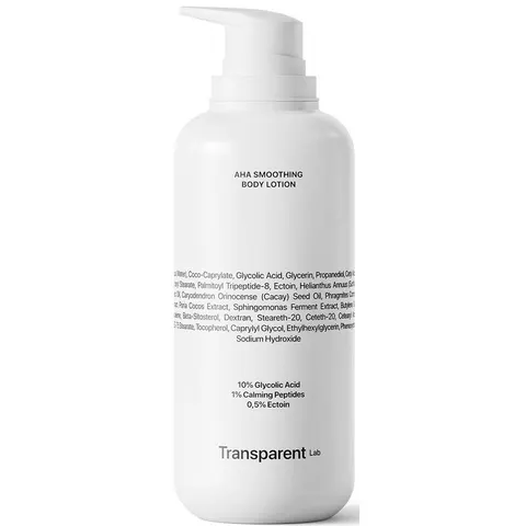 400ml Transparent Lab AHA Smoothing Body Lotion – image 1