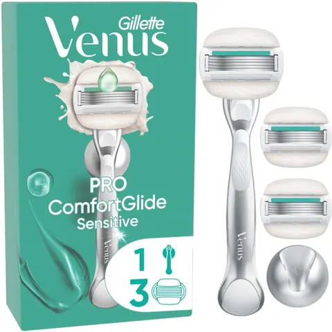 Gillette Venus Pro ComfortGlide Sensitive Razor & Holder 3 St. – Bild 1