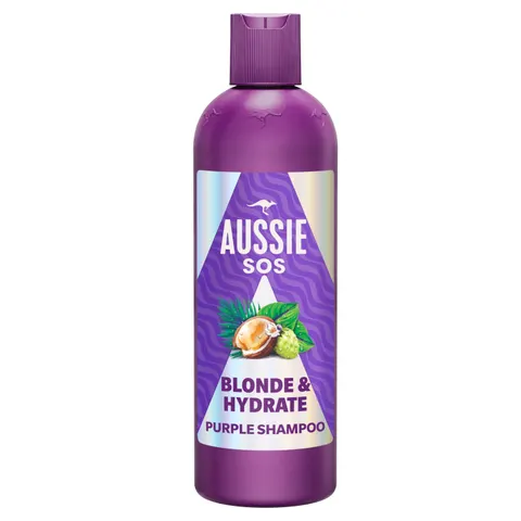 AUSSIE SOS BLONDE & HYDRATE Purple Shampoo 300 ml – image 1