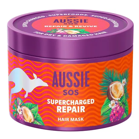 Masque capillaire Aussie Sos Supercharged Repair 500 ml – image 1