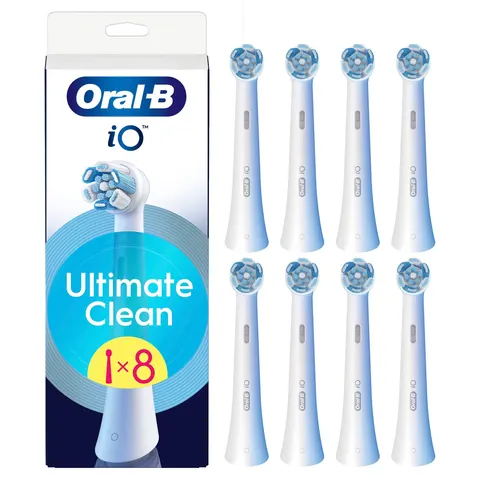 Opzetborstels iO Ultimate Clean - 8 stuks - Wit – afbeelding 1