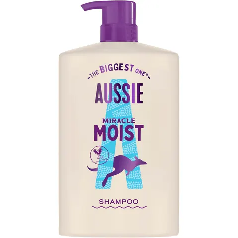 Aussie Miracle Moist Shampoo 1000 ml – zdjęcie 1