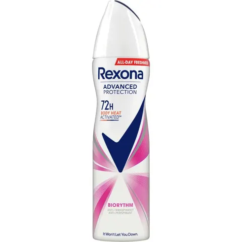 Rexona - Deodorant - Spray - Biorythm - 150ml – afbeelding 1