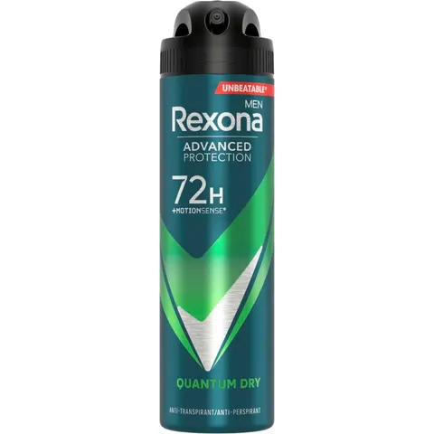 Rexona Men - Deodorant - Spray - Quantum Dry - 150ml – afbeelding 1