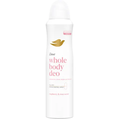 Dove Raspberry & Rose dezodorant w sprayu do ciała 150 ml – zdjęcie 1