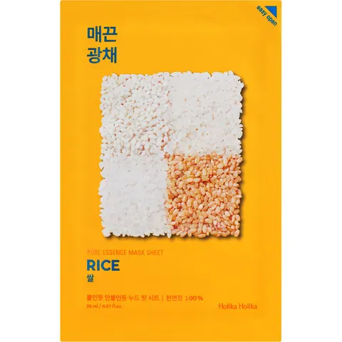 HOLIKA Pure Essence Mask Sheet Rice 23 ML – immagine 1