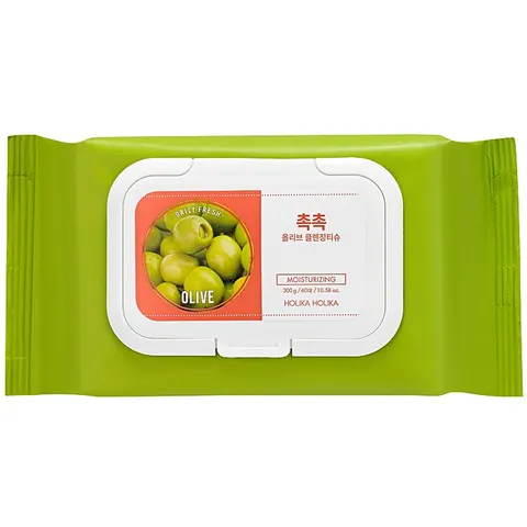 HOLIKA Daily Fresh Olive Moistrurizing Tissue 60 PZ – immagine 1
