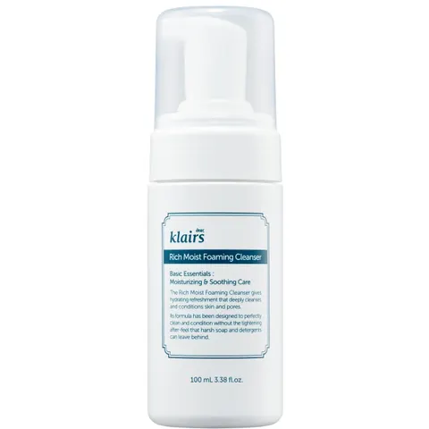 Klairs Rich Moist foaming cleanser 100 ml – imagen 1