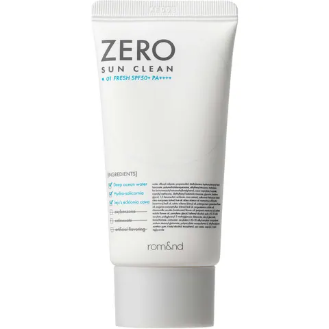 rom&nd Zero Sun Clean 01 Fresh – Blå 50 – Bild 1
