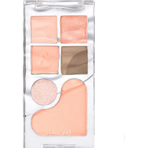 rom&nd Bare Layer Palette 01 Apricot Mood – Multi 14 – Bild 1