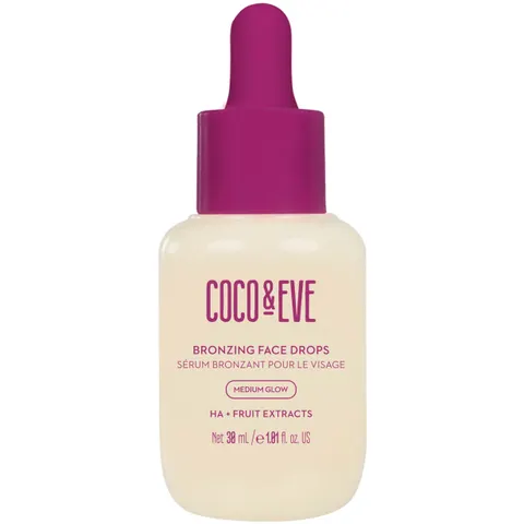 Coco & Eve Bronzing Face Drops Medium Glow Zelfbruinend serum, 30 ml – afbeelding 1