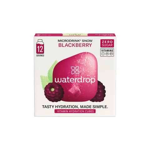 Waterdrop Microdrink Blackberry Snow 12 st – afbeelding 1