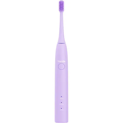HISMILE Electric Toothbrush 3 Brushing Modes Smart Timer Rechargeable Soft-Tapered Bristles Mode Memory (Purple) – image 1