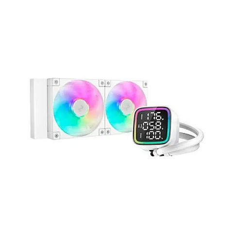 DeepCool LD240 Processor All-in-one liquid cooler 12 cm White 1 pc(s) – image 1