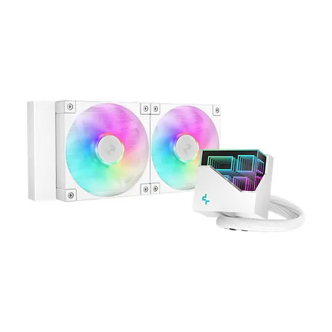 DeepCool LT240 Processor All-in-one liquid cooler 12 cm White 1 pc(s) – image 1