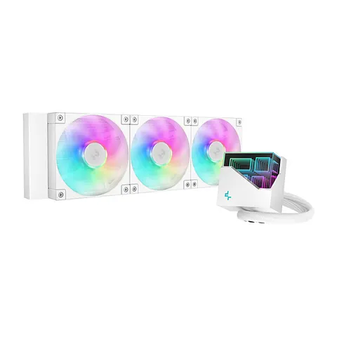 Deepcool Liquid Cpu cooler LT360 Wh Argb Intel, Amd – zdjęcie 1