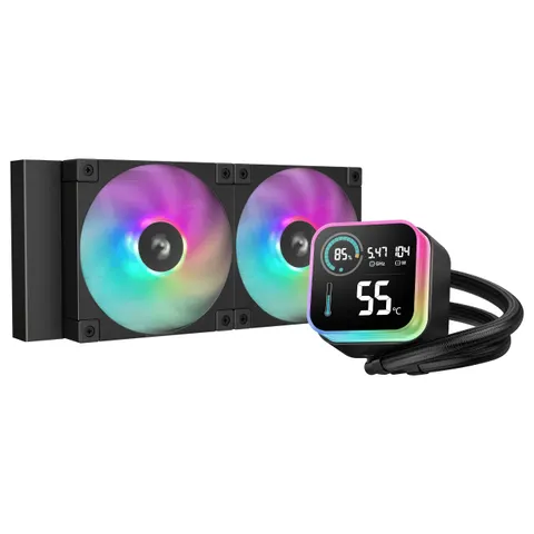 DeepCool LQ240 Processor Liquid cooling kit 12 cm Black 1 pc(s) – image 1