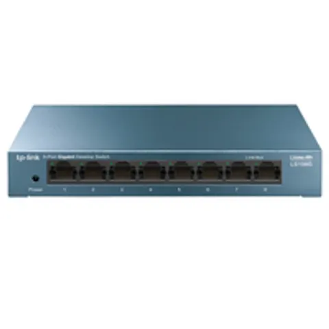 TP-LINK LS108G Netzwerk Switch 8 Port – Blau – Bild 1