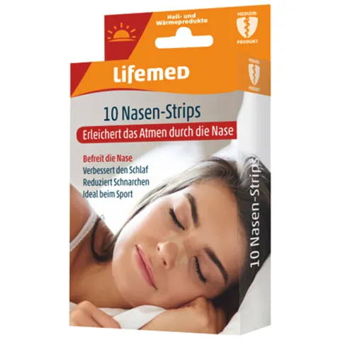 Lifemed Nasen-Strips 10 St Pflaster – Bild 1
