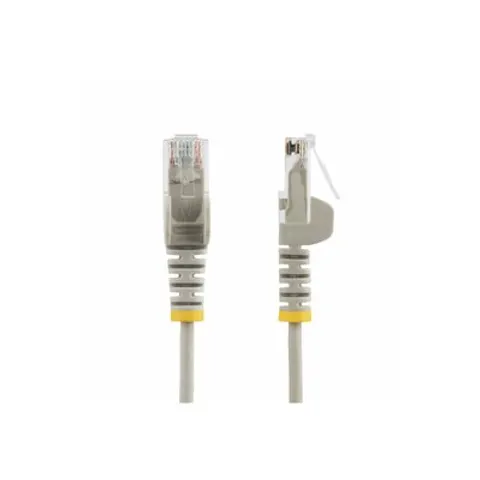 StarTech.com Cable de Red Ethernet CAT6 Delgado sin Enganches Gris de 5m - Cable RJ45 Snagless Slim – imagen 1