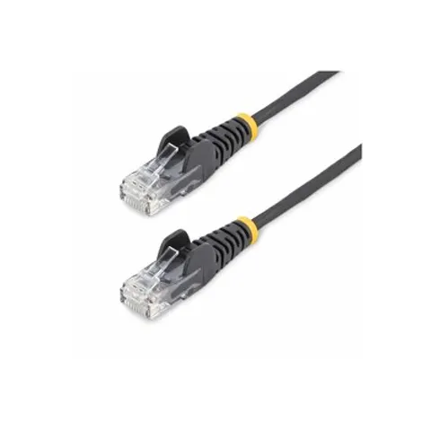 StarTech.com Cable de Red Ethernet CAT6 Delgado sin Enganches Negro de 10m - Cable RJ45 Snagless Sli – imagen 1
