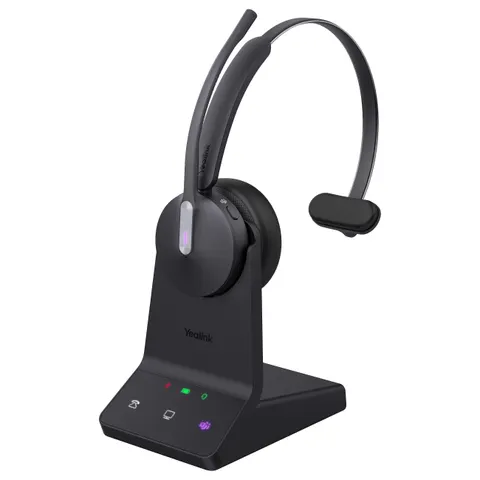 Yealink WH64 Mono Teams Headset – Schwarz – Bild 1