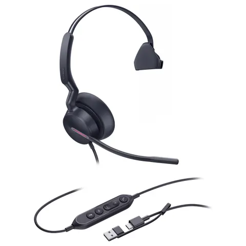 Yealink UH46 Mono USB-C/A Headset – Bild 1