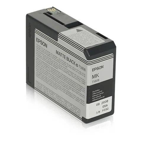 Epson T580 (C13T580800) - Mattschwarz - Druckerpatrone – Bild 1