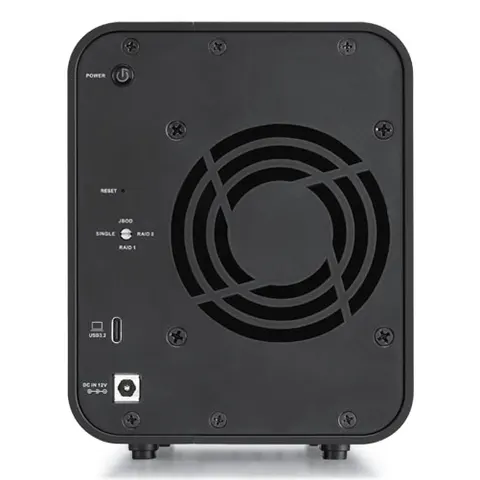 TerraMaster D5 HYBRID array di dischi Desktop Nero (D5HYBRID) – immagine 1