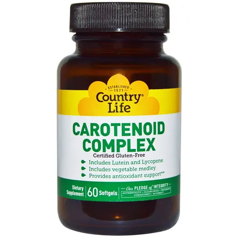 Country Life, Carotenoid Complex, 60 Softgels – image 1