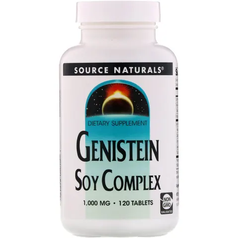 Source Naturals, Genistein Soy Complex, 120 Tablets – image 1