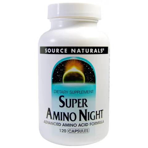Source Naturals, Super Amino Night, 120 Capsules – image 1