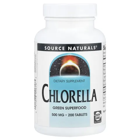 Source Naturals, Chlorella, 200 Tablets – image 1