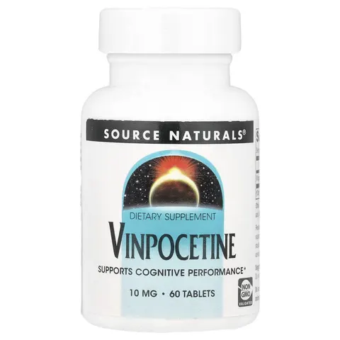 Source Naturals, Vinpocetine , 10 mg, 60 Tablets – image 1