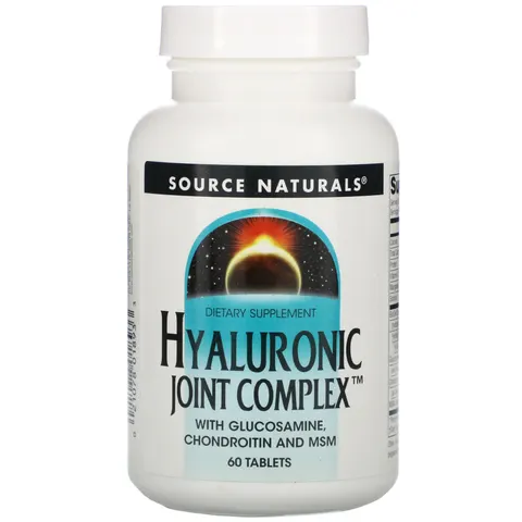 Source Naturals, Hyaluronic Joint Complex, 60 Tablets – image 1