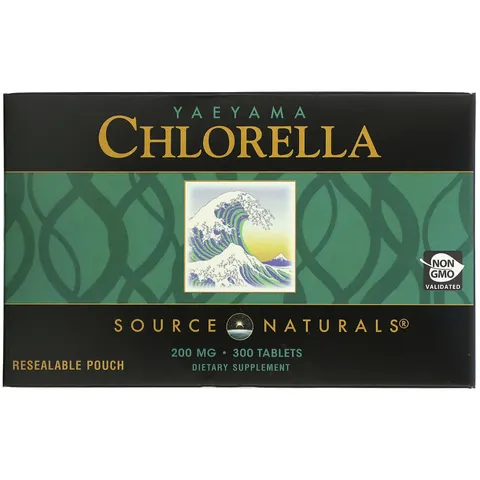 Source Naturals, Yaeyama Chlorella, 300 Tablets – image 1
