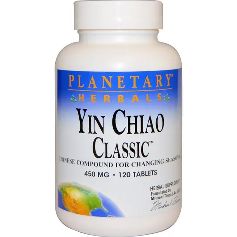 Planetary Herbals, Yin Chiao Classic, 120 Tablets – image 1
