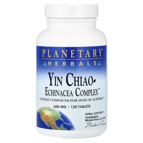 Planetary Herbals, Yin Chiao-Echinacea Complex, 120 Tablets – image 1