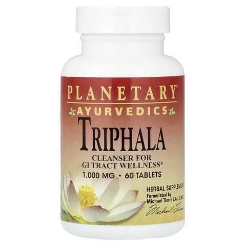 Planetary Herbals, Ayurvedics, Triphala, 60 Tablets – image 1